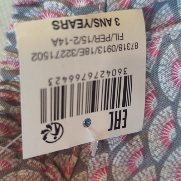 Okaidi patterned drawstring pants (size 3( - Picture 3 of 4